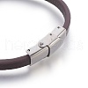 Microfiber Leather Cord Bracelets BJEW-L635-01C-M-4