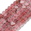 Natural Strawberry Quartz Beads Strands G-M403-A48-02-2