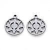 Non-Tarnish 304 Stainless Steel Pendants STAS-N092-08-2