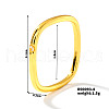 Brass Pave Cubic Zirconia Finger Rings for Women JJ7227-3-1