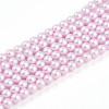 Baking Painted Pearlized Glass Pearl Bead Strands HY-N002-3mm-C03-2