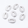 Tarnish Resistant 201 Stainless Steel Pendants STAS-F128-01P-0-1-1