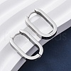 Non-Tarnish 304 Stainless Steel Huggie Hoop Earrings X-STAS-S103-21P-4