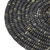 Natural Golden Sheen Obsidian Beads Strands G-P575-A29-4x2mm-3