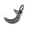 Brass Cubic Zirconia Pendants KKB-L215-046B-2