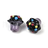 Glass Bumpy Beads GLAA-B025-01E-2