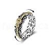 Zinc Alloy Spinner Rings for Women FS-WGC1941-03-3