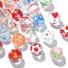 32Pcs 8 Styles Transparent Handmade Lampwork Beads LAMP-CJ0001-79-9
