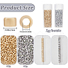 SUNNYCLUE 80G 2 Colors 12/0 Electroplate Glass Seed Beads SEED-SC0001-52-2