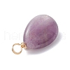 5Pcs Copper Wire Wrapped Natural Amethyst PALLOY-JF03645-4