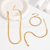 Stainless Steel Chain Necklaces & Bracelets & Anklets Sets for Unisex BL6999-1-2