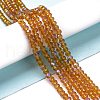 Electroplate Glass Beads Strands EGLA-A034-T4mm-L01-4