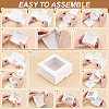Square Kraft Paper Storage Gift Boxes CON-WH0095-100B-01-4