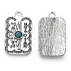 Synthetic Turquoise Pendants FIND-TADZ0001-13AS-2