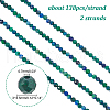 DICOSMETIC 2 Strands Natural Chrysocolla & Lapis Lazuli Beads Strands G-DC0001-04-2