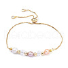 Mother's Day Jewellery Adjustable Brass Slider Bracelets BJEW-JB05182-2