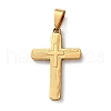 201 Stainless Steel Pendants STAS-U053-07D-G-1