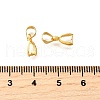 Brass Pinch Bails KK-E143-G-FF-3