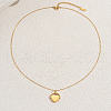 Stainless Steel Heart Pendant Necklaces for Mother's Day and Daily Wear BY0090-5