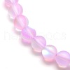 Synthetic Moonstone Beads Strands X-G-F142-6mm-09-3