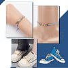   14pcs 7 style Constellations Theme 201 Stainless Steel Shoe Lace Decorations AJEW-PH0011-22-4