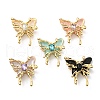 Rack Plating Alloy Resin Pendants PALLOY-K010-20G-1