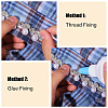 Globleland 1 Yard Brass Crystal Rhinestone Cup Chain with Imitation Pearl OCOR-GL0001-08A-6