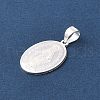999 Fine Silver Religious Medal Pendants STER-C006-02S-2