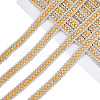 Polyester Braided Lace Trim OCOR-WH0078-08A-1