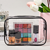CRASPIRE 3Pcs Transparent PVC Cosmetic Zipper Pouches AJEW-CP0008-72-4