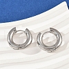 202 Stainless Steel Polishing Hoop Earrings EJEW-M106-02P-03-3