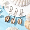 Natural Cowrie Shell Pendant Decorations HJEW-JM03170-01-1