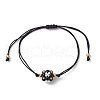 Synthetic Black Onyx Braided Bead Bracelets BJEW-MZ00154-04-2