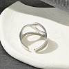 304 Stainless Steel Open Cuff Rings for Unisex RJEW-Q003-03P-5