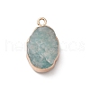 Natural Green Aventurine Pendants X-G-K333-01B-3
