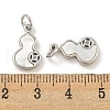 Brass Micro Pave Clear Cubic Zirconia Pendants KK-P275-20P-3