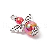 Transparent Acrylic Pendants PALLOY-JF03574-03-4