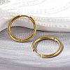 304 Stainless Steel Huggie Hoop Earrings EJEW-G272-02-16mm-G-2