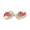 Alloy Enamel Charms ENAM-O049-03G-4