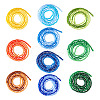  10 Strands 10 Colors Transparent Glass Beads Strands GLAA-TA0001-77-11
