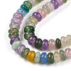 Dyed Natural White Jade Beads Strands X-G-T139-57A-12-3