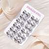 304 Stainless Steel Hoop Earrrings for Women EJEW-U066-03P-1