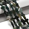 Natural Moss Agate Beads Strands G-I337-A05-01-1