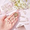Fingerinspire 20pcs Natural Quartz Crystal Pointed Pendants FIND-FG0001-58-3