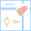 Unicraftale 300Pcs 304 Stainless Steel Open Jump Rings STAS-UN0058-56G-01-3