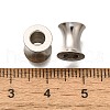 202 Stainless Steel European Beads STAS-F311-10P-02-2