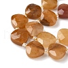 Natural Topaz Jade Beads Strands G-D316-A19-3
