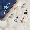 CHGCRAFT 7Pcs 7 Style Tibetan Style Alloy Bookmarks AJEW-CA0002-37-4