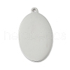 304 Stainless Steel Stamping Blank Tag Pendants STAS-D365-03P-1
