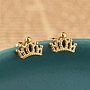304 Stainless Steel Stud Earrings STAS-E502-04G-01-1